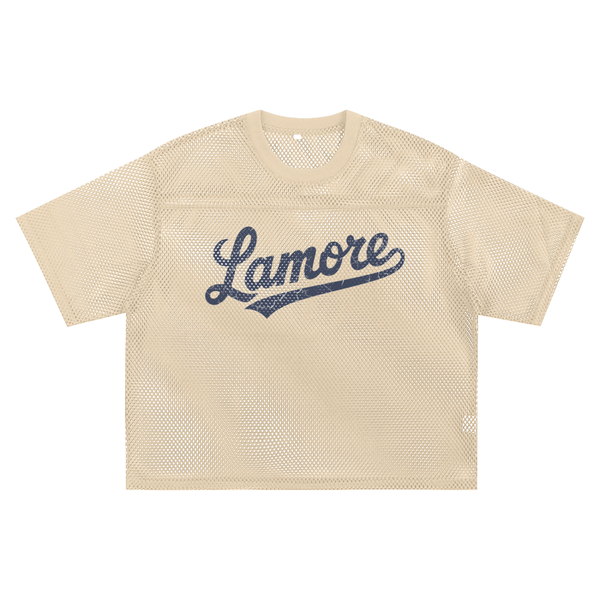 LAMORE MESH JERSEY - APRICOT