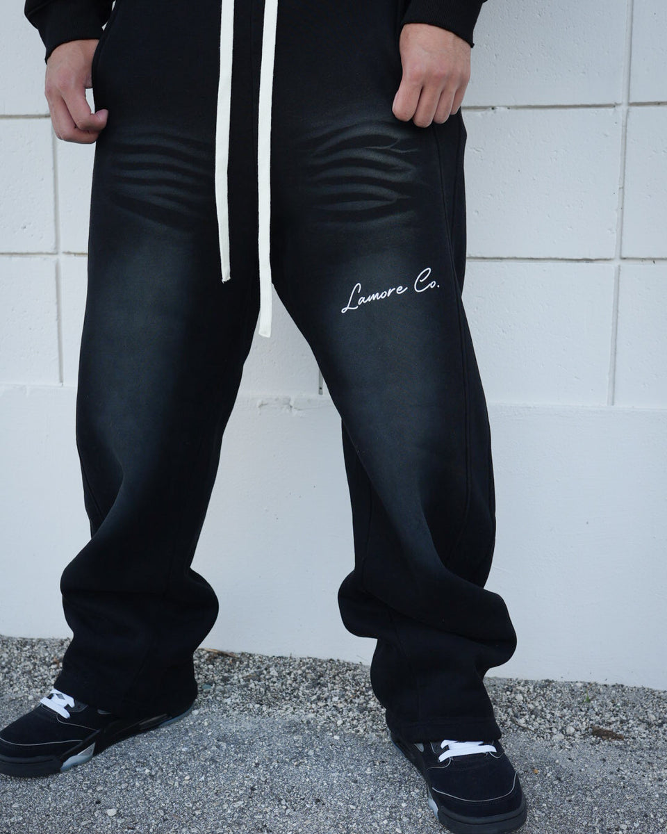 Sunfaded Sweatpants - Black