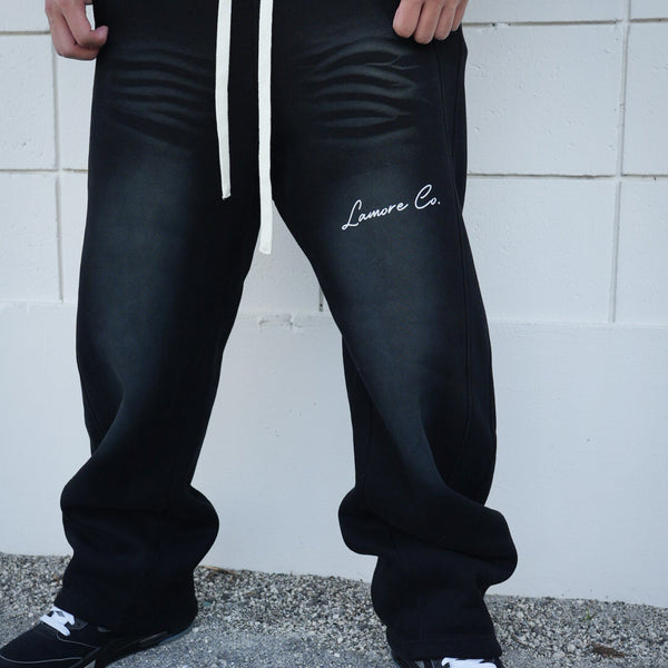 Sunfaded Sweatpants - Black