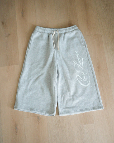 FLWR GREY - 3/4 SWORTS