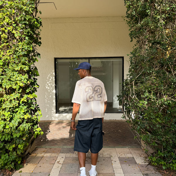 LAMORE MESH JERSEY - APRICOT