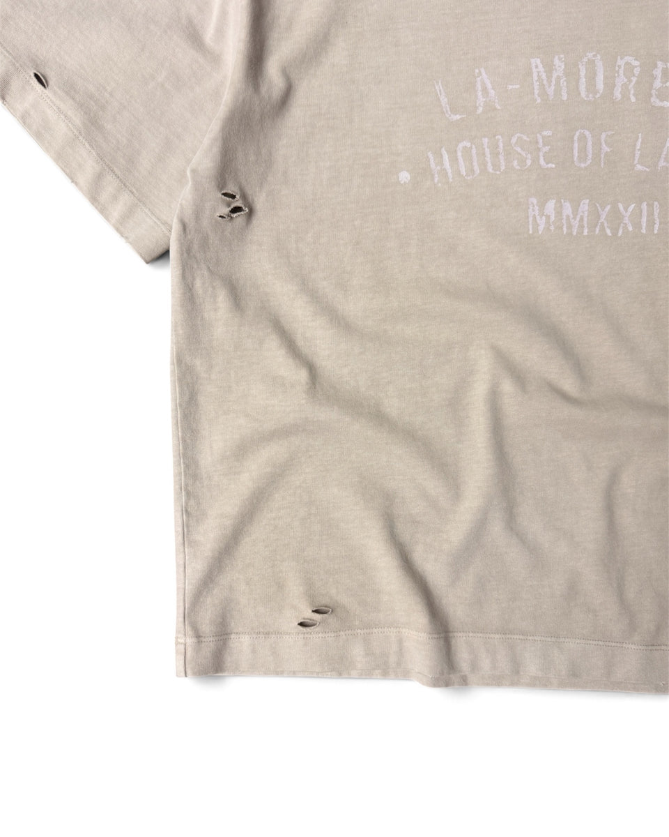 DISTRESSED BOXY TEE