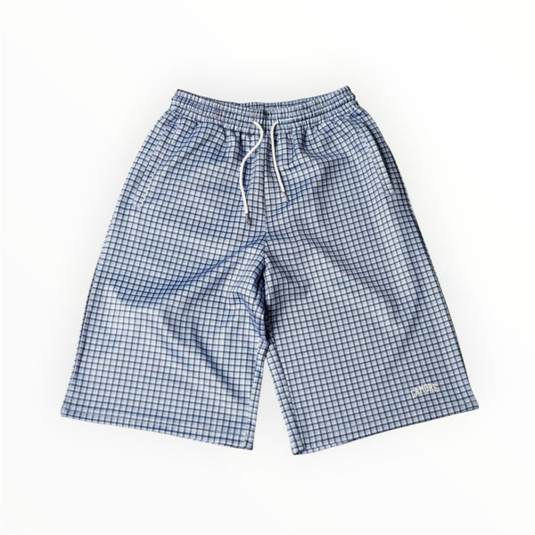 CASA BLUE PLAID SHORTS