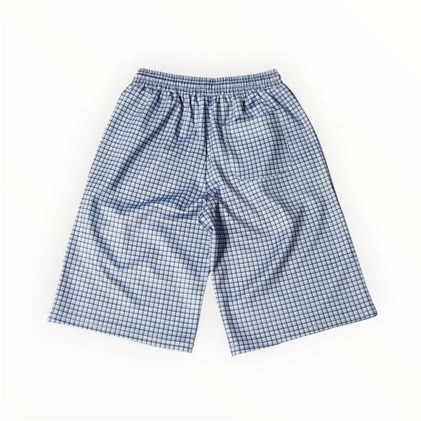 CASA BLUE PLAID SHORTS