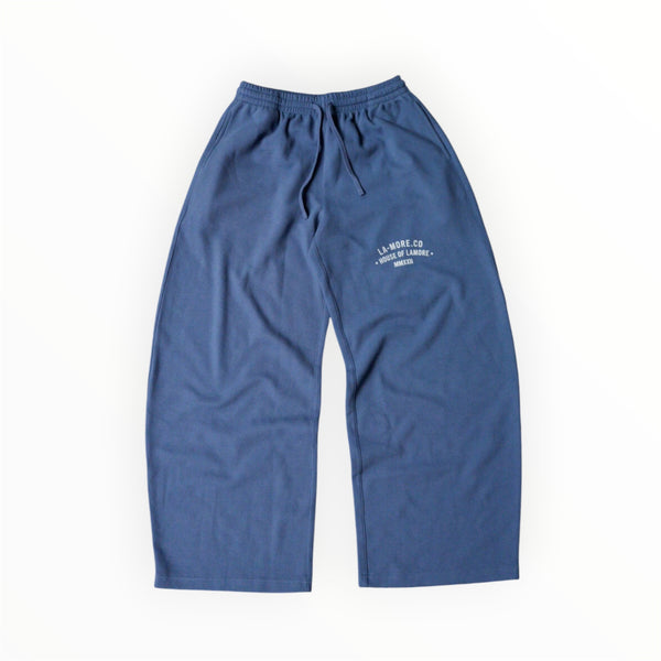 CASA BLUE WAFFLE SWEATPANTS