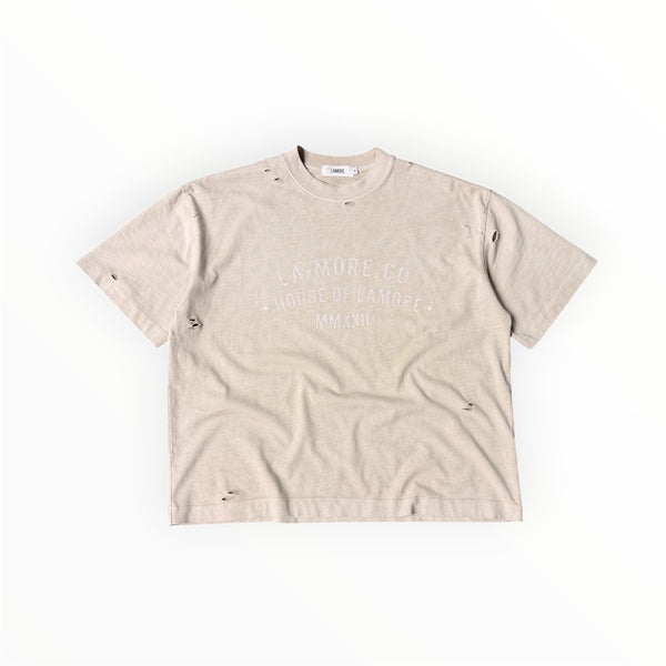 DISTRESSED BOXY TEE