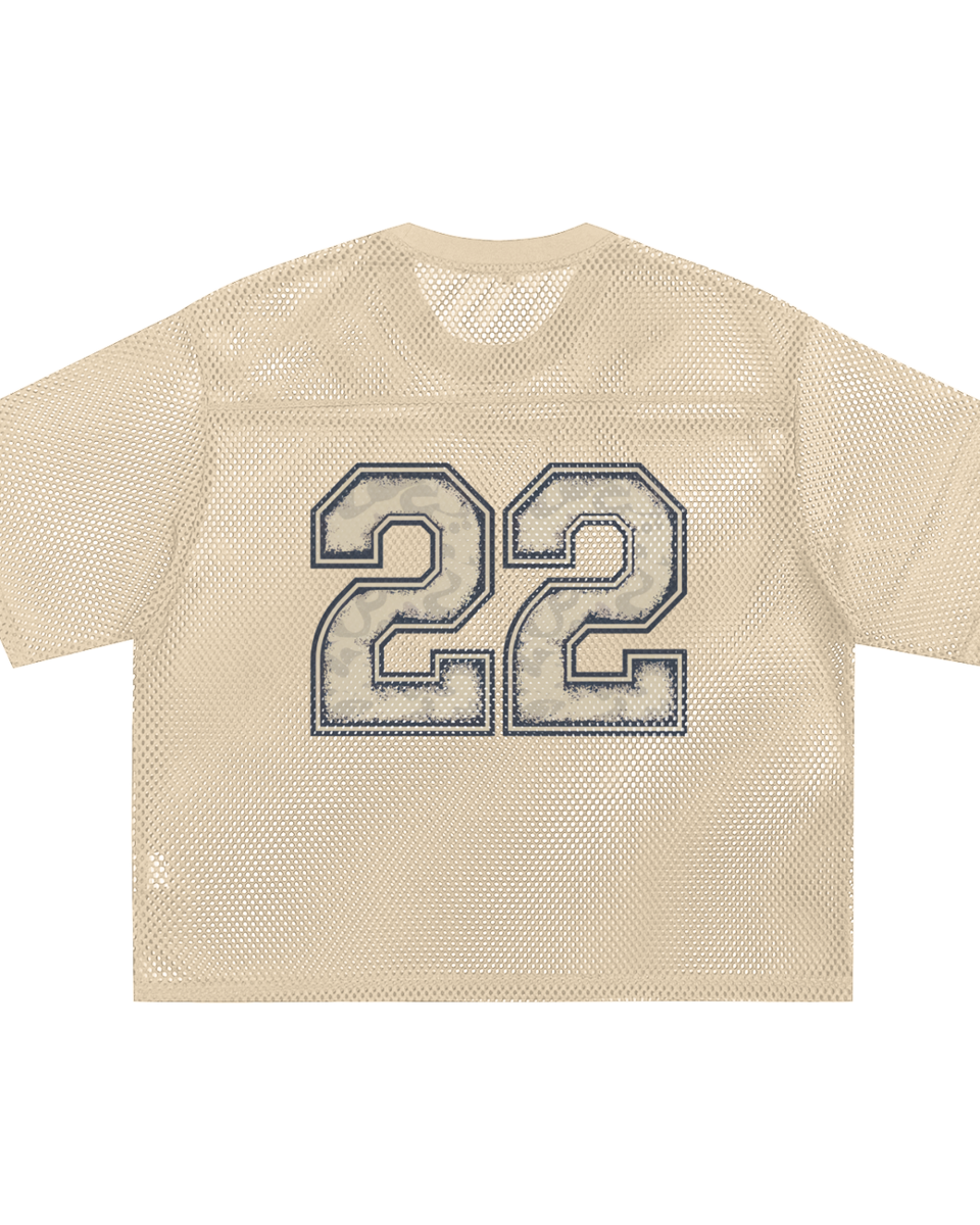 LAMORE MESH JERSEY - APRICOT