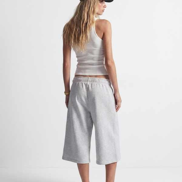 FLWR GREY - 3/4 SWORTS