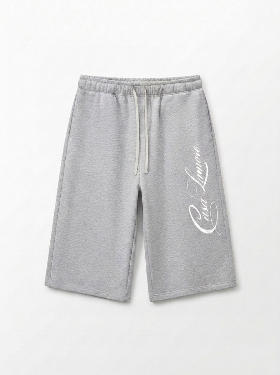 FLWR GREY - 3/4 SWORTS